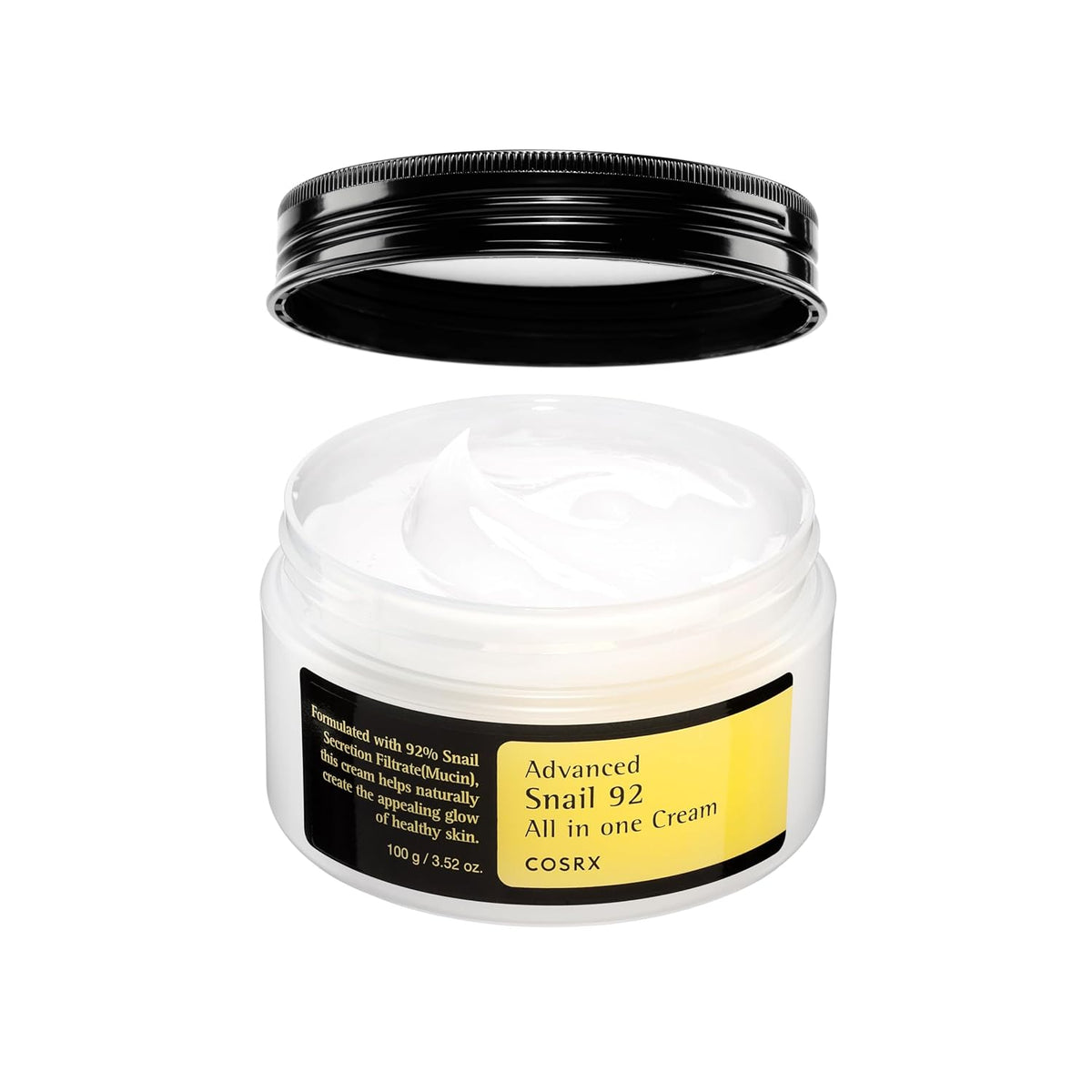 Snail Mucin Moisturizer – 92% Essence, Soothing & Glowy, for All Skin Types